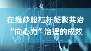 在线炒股杠杆凝聚共治“向心力”治理的成效